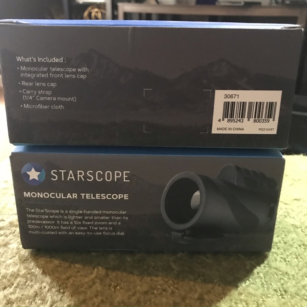 New monocular telescope